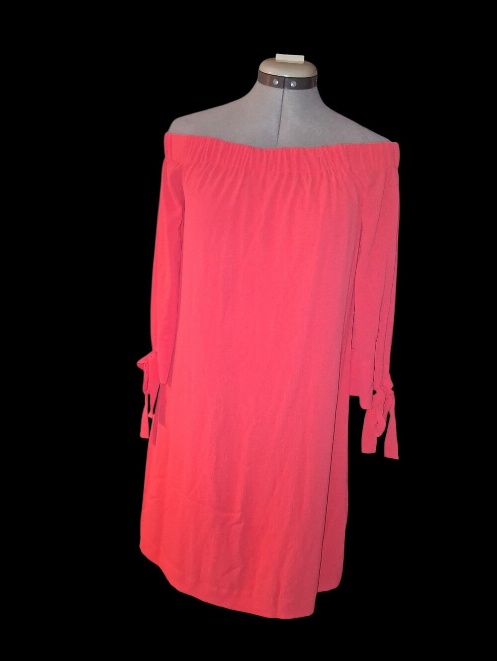 Vince Camuto Women's Orange Off The Shoulder Dress Size 4